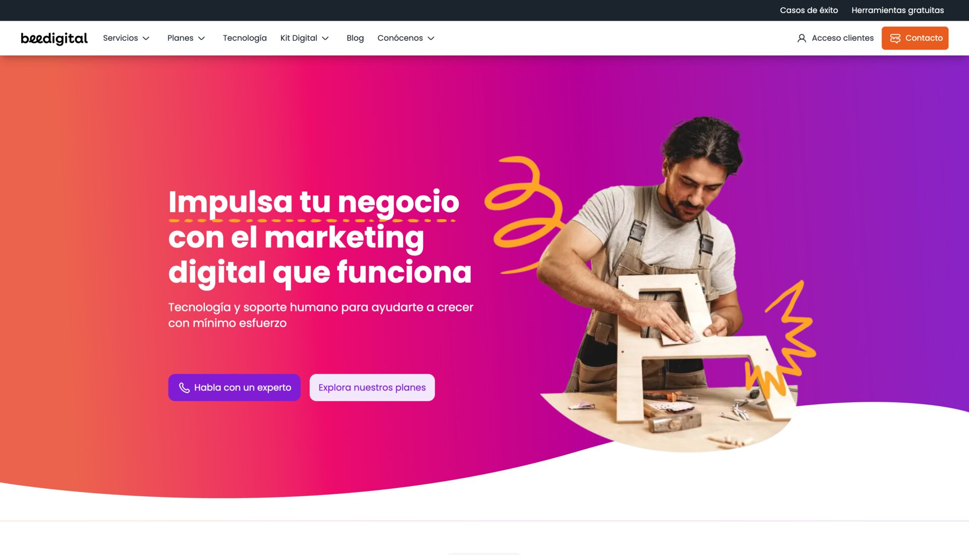 Beedigital home page